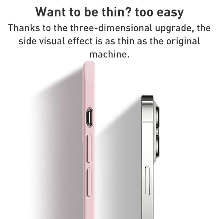 For iPhone 14 Plus Liquid Silicone MagSafe Phone Case(White) by buy2fix