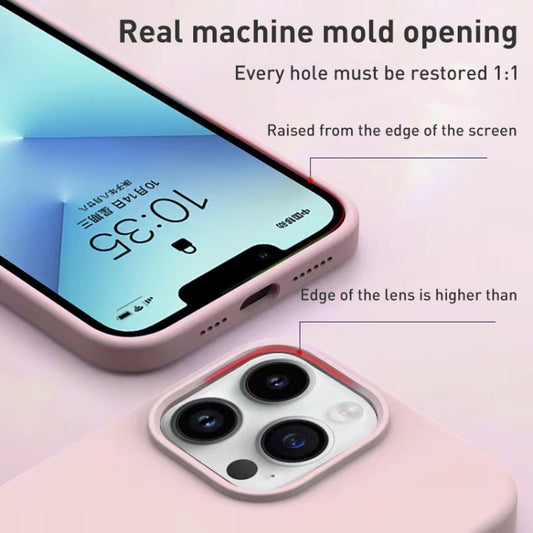 For iPhone 14 Pro Liquid Silicone MagSafe Phone Case(White) by buy2fix