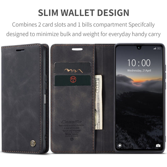 For Xiaomi Redmi 13C 4G Global / 13C 5G CaseMe 013 Multifunctional Horizontal Flip Leather Phone Case(Black) by CaseMe