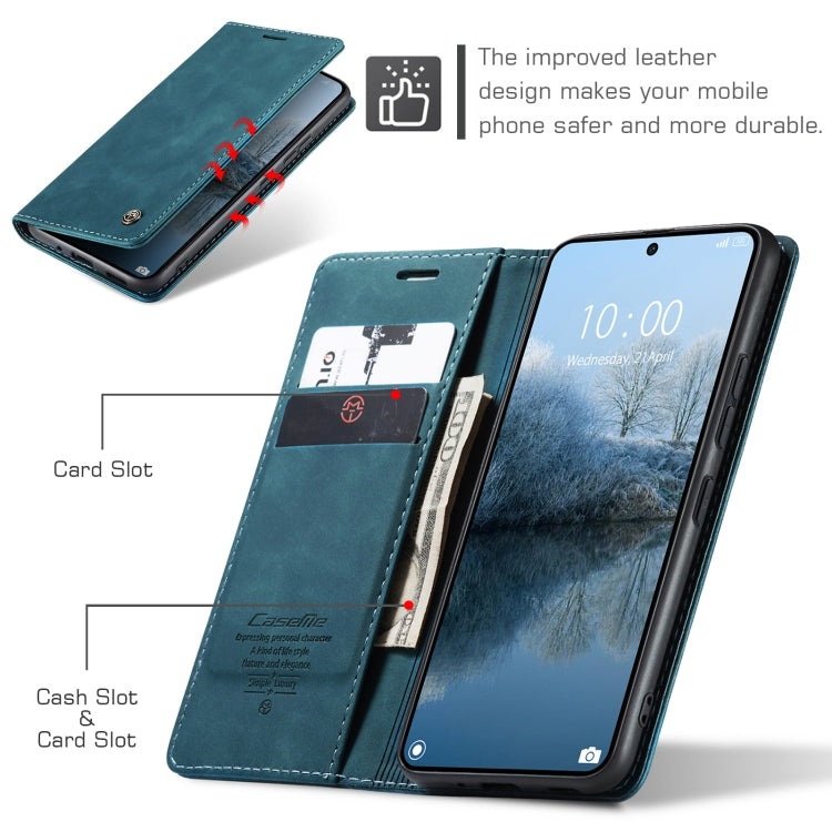For Xiaomi Redmi K70E 5G CaseMe 013 Multifunctional Horizontal Flip Leather Phone Case(Blue) by CaseMe