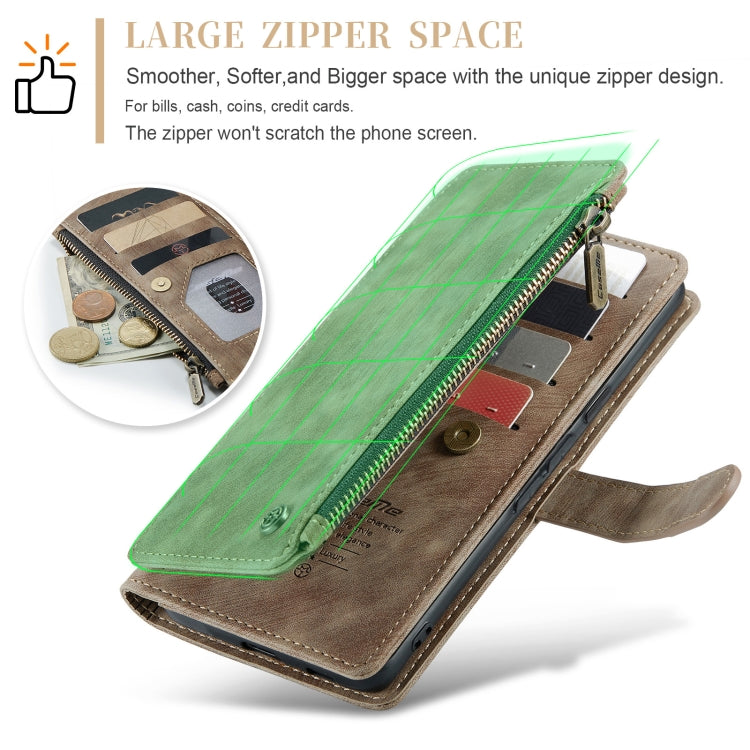 For Google Pixel 8 CaseMe C30 Multifunctional Leather Phone Case(Brown) by CaseMe