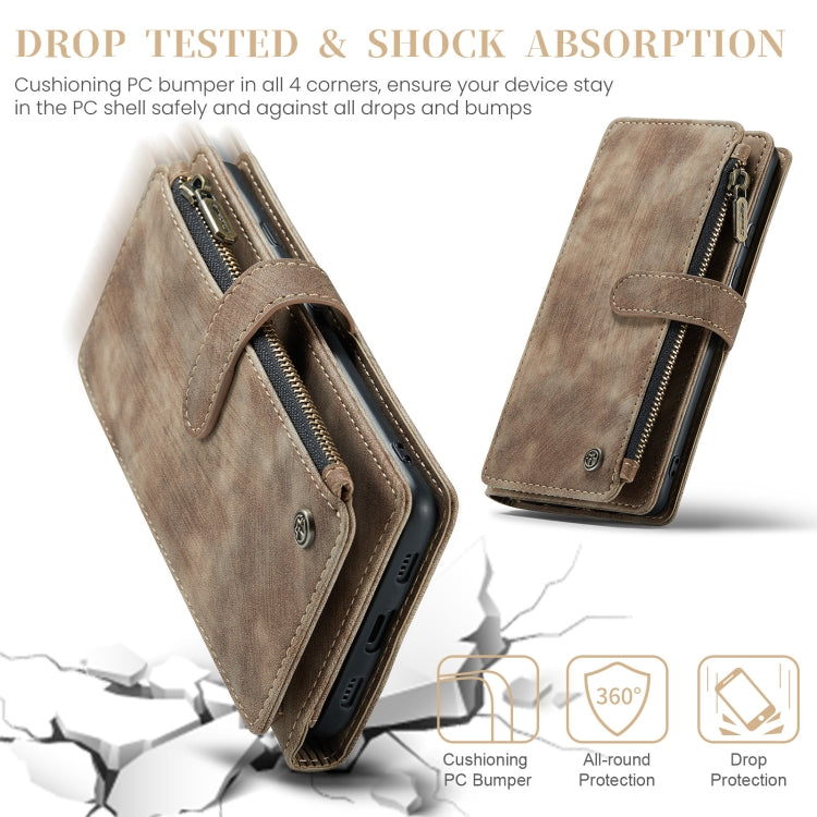 For Google Pixel 8a CaseMe C30 Multifunctional Leather Phone Case(Brown) by CaseMe