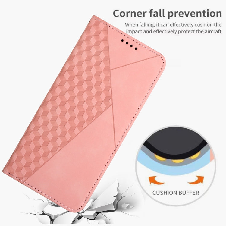 For Xiaomi Redmi K70 / K70 Pro Diamond Splicing Skin Feel Magnetic Leather Phone Case(Rose Gold) by buy2fix
