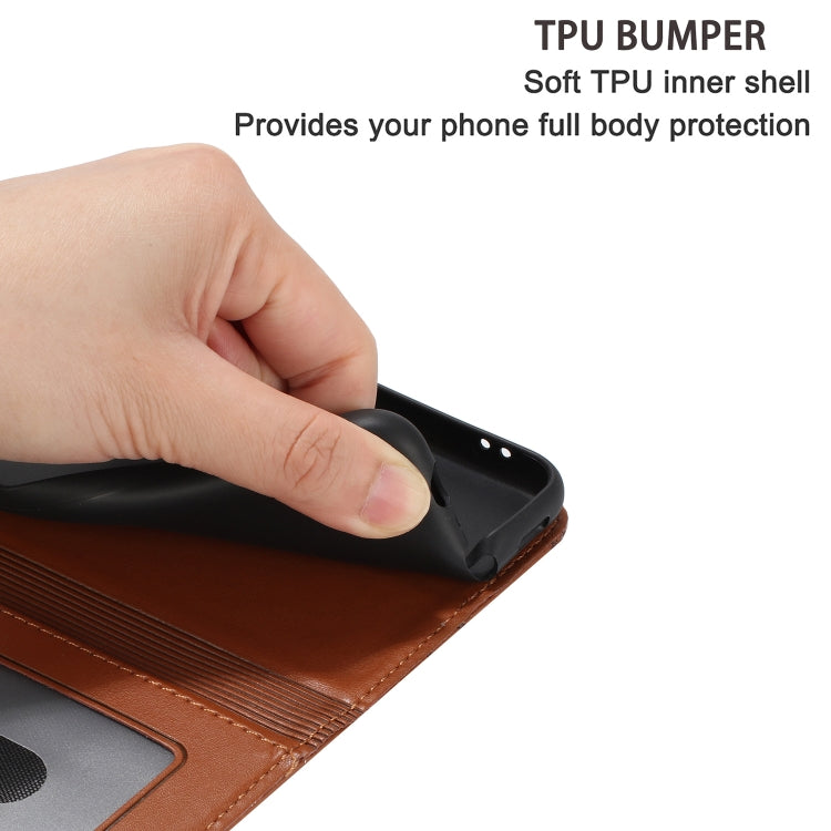 For iPhone 16 Cat Embossing Pattern Leather Phone Case with Lanyard(Brown) by buy2fix