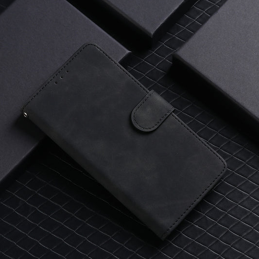 For Tecno Spark 30 Pro 4G Skin Feel Magnetic Flip Leather Phone Case(Black) by buy2fix