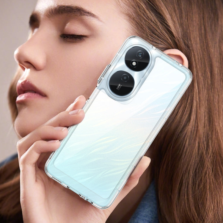 For Honor Play 50 Plus Colorful Series Acrylic Hybrid TPU Phone Case(Transparent) by buy2fix