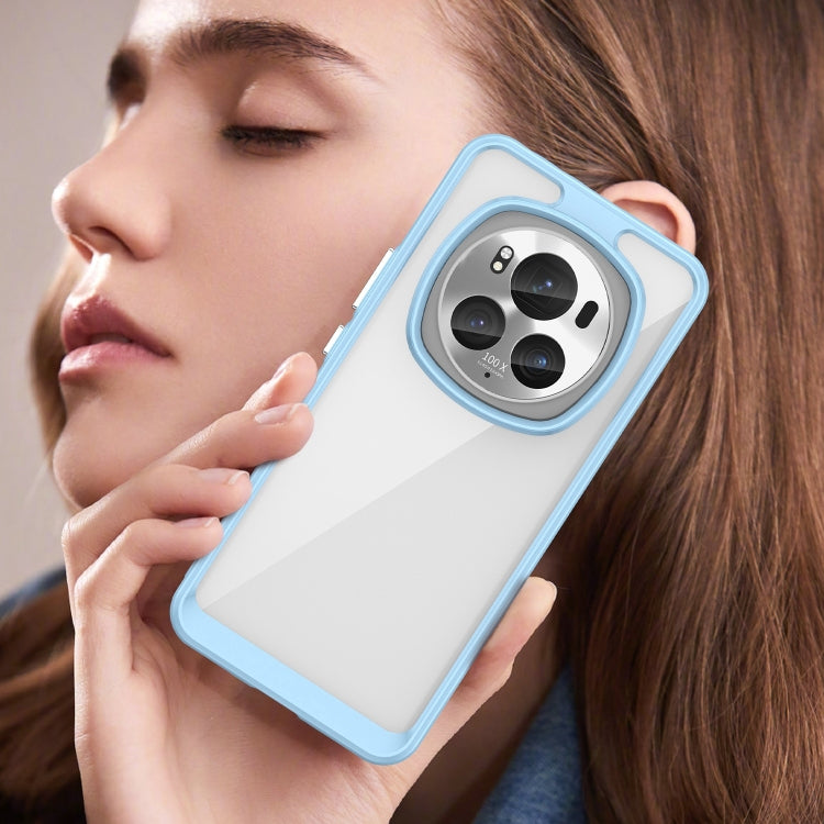 For Honor Magic6 Pro 5G Colorful Series Acrylic Hybrid TPU Phone Case(Blue) by buy2fix