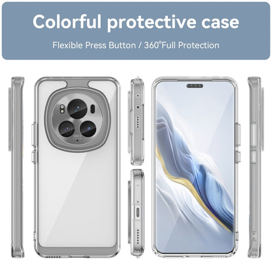 For Honor Magic6 Pro 5G Colorful Series Acrylic Hybrid TPU Phone Case(Transparent) by buy2fix