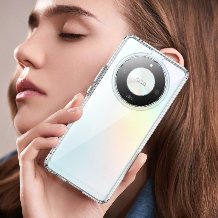 For Honor X50 Colorful Series Acrylic Hybrid TPU Phone Case(Transparent) by buy2fix