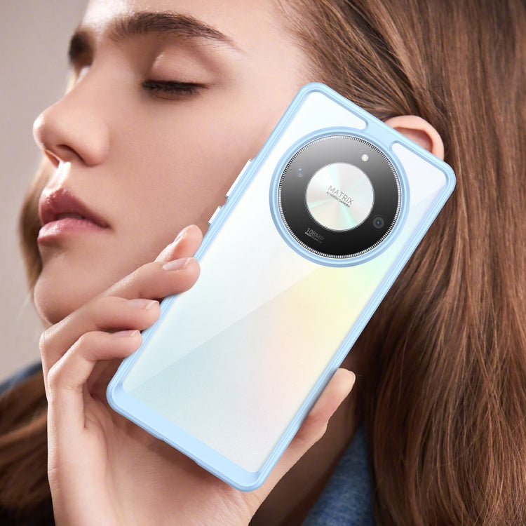 For Honor X50 GT Colorful Series Acrylic Hybrid TPU Phone Case(Blue) by buy2fix