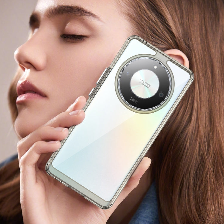 For Honor X50 Pro Colorful Series Acrylic Hybrid TPU Phone Case(Transparent Grey) by buy2fix