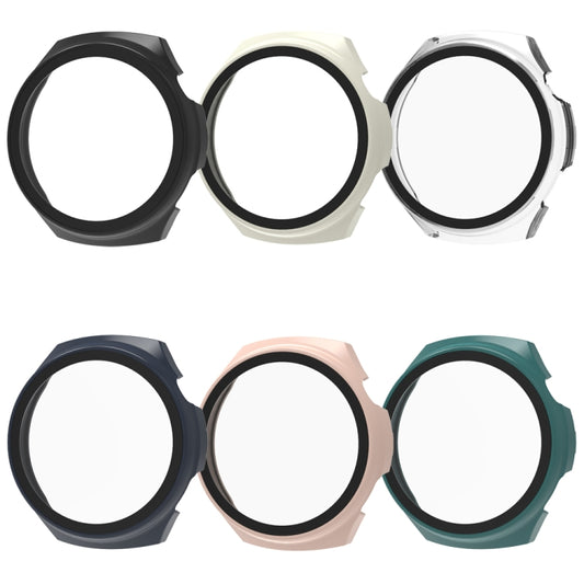 For Huawei Watch 4 Tempered Film + PC Integrated Watch Protective Case(Transparent) by buy2fix