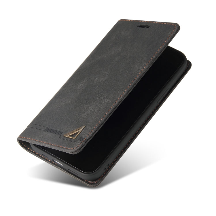 For Xiaomi 13 Pro Skin Feel Anti-theft Brush Horizontal Flip Leather Case with Holder(Black) - Xiaomi Cases by buy2fix | Online Shopping UK | buy2fix