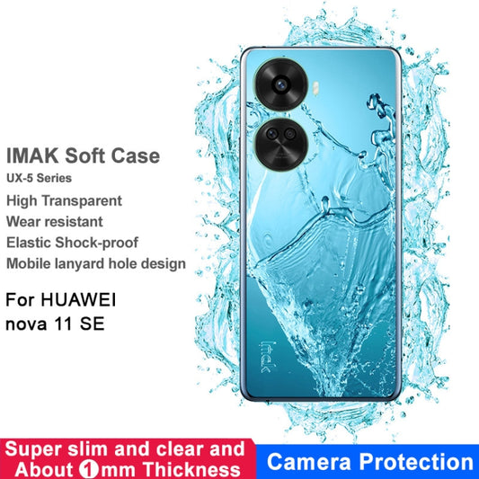 For Huawei nova 11 SE imak UX-5 Series Transparent Shockproof TPU Protective Case by imak