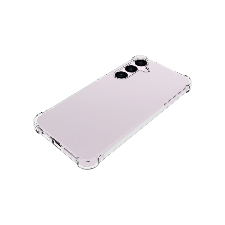 For Samsung Galaxy S24+ 5G Shockproof Non-slip Thickening TPU Phone Case(Transparent) by buy2fix