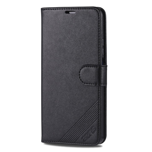 For Huawei Honor 20 AZNS Sheepskin Texture Horizontal Flip Leather Case with Holder & Card Slots & Wallet(Black) - Honor Cases by AZNS | Online Shopping UK | buy2fix