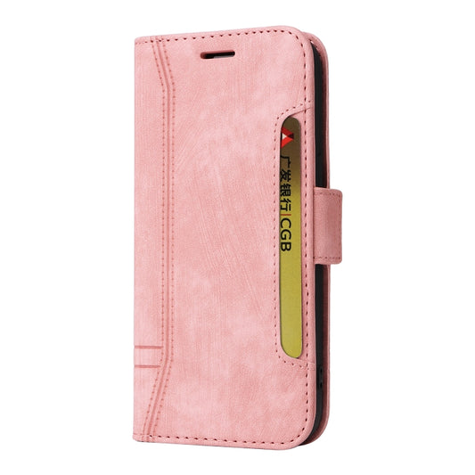 For Samsung Galaxy S24 Ultra BETOPNICE Dual-side Buckle Leather Phone Case(Pink) by BETOPNICE