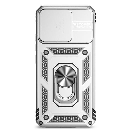 For Xiaomi 13 Sliding Camshield Holder Phone Case(Silver) by buy2fix