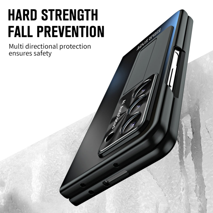 For Samsung Galaxy Z Fold5 5G Integrated AG Matte Folding Phone Case(Black) - Galaxy Z Fold5 Cases by buy2fix | Online Shopping UK | buy2fix