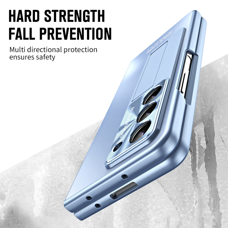 For Samsung Galaxy Z Fold5 5G Integrated AG Matte Folding Phone Case(Blue) - Galaxy Z Fold5 Cases by buy2fix | Online Shopping UK | buy2fix