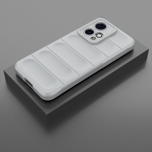 For Honor 90 GT 5G Magic Shield TPU + Flannel Phone Case(Grey) by buy2fix