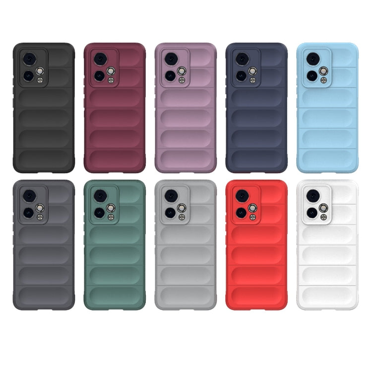For Honor 90 GT 5G Magic Shield TPU + Flannel Phone Case(Wine Red) by buy2fix