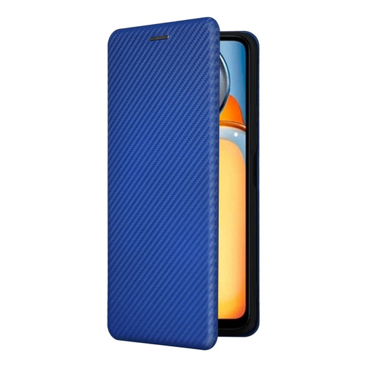 For Xiaomi Redmi 13C 5G / 4G Carbon Fiber Texture Flip Leather Phone Case(Blue) by buy2fix