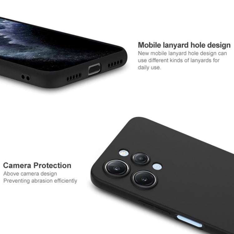 For Xiaomi Redmi 12 4G IMAK UC-3 Series Shockproof Frosted TPU Protective Phone Case(Black) by imak