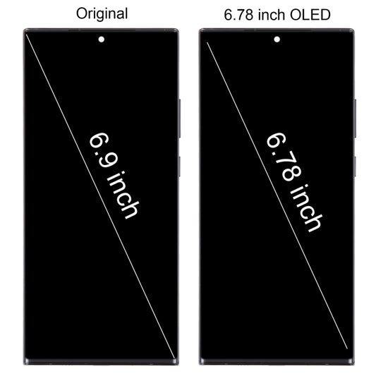 For Samsung Galaxy Note20 Ultra 5G SM-N986B 6.78 inch OLED LCD Screen Digitizer Full Assembly with Frame (Gold) - LCD Screen by buy2fix | Online Shopping UK | buy2fix