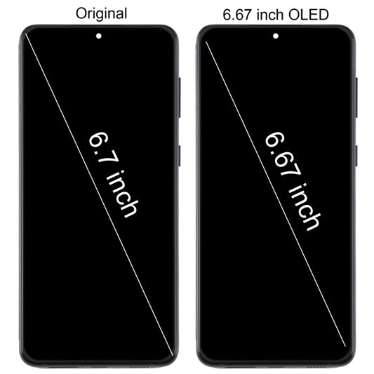 For Samsung Galaxy S21+ 5G SM-G996B 6.67 inch 6.67 inch OLED LCD Screen Digitizer Full Assembly with Frame(Black) - LCD Screen by buy2fix | Online Shopping UK | buy2fix