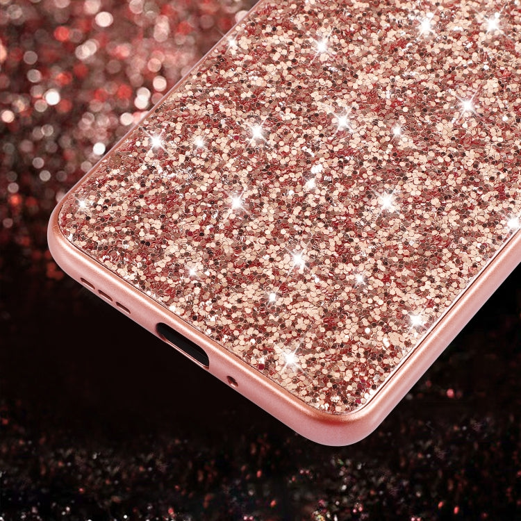 For Xiaomi Redmi Note 12 4G/5G Global Glitter Powder Shockproof TPU Phone Case(Silver) by buy2fix