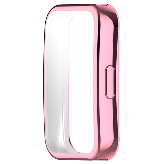 For Huawei Band 10 / 9 / 8 Full Coverage TPU Electroplating Watch Protective Case(Pink) by buy2fix