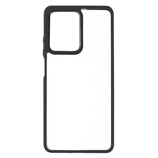 For Xiaomi Redmi Note 12 Pro / Poco X5 Pro 5G Frosted TPU + Transparent PC Phone Case(Black) by buy2fix