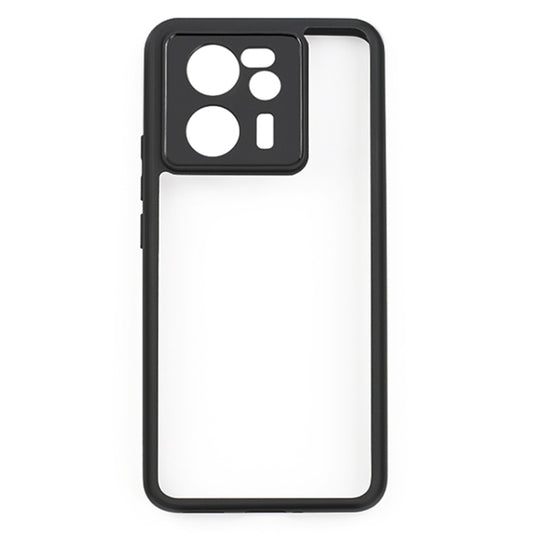For Xiaomi Redmi K60 Ultra Frosted TPU + Transparent PC Phone Case(Black) by buy2fix