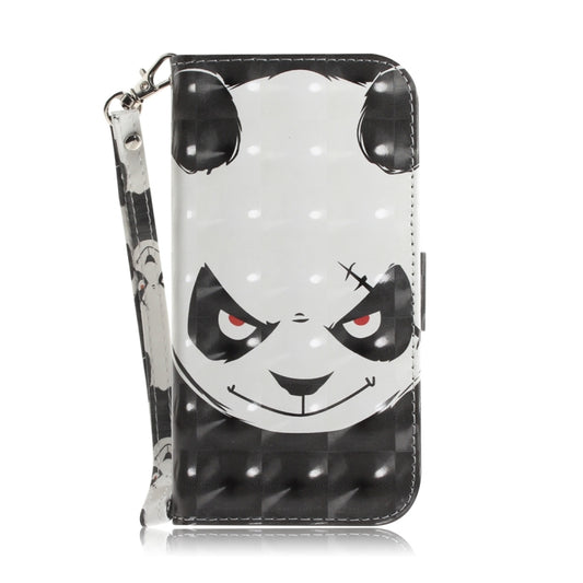 For Motorola Edge 2024 3D Colored Flip Leather Phone Case(Angry Bear) by buy2fix