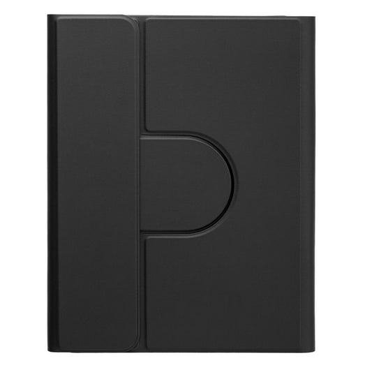 For iPad 10.2 2021 / Air 2019 Three-color Backlight Black 360 Degree Rotatable Bluetooth Keyboard Leather Case(Black) by buy2fix