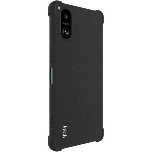 For Sony Xperia 5 V imak Shockproof Airbag TPU Phone Case(Matte Black) by imak