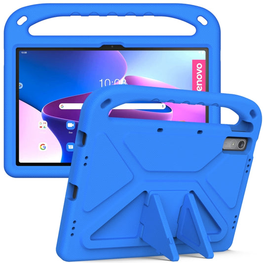 For Lenovo Pad Pro 2021 TB-J716F Handle Portable EVA Shockproof Tablet Case(Blue) by buy2fix