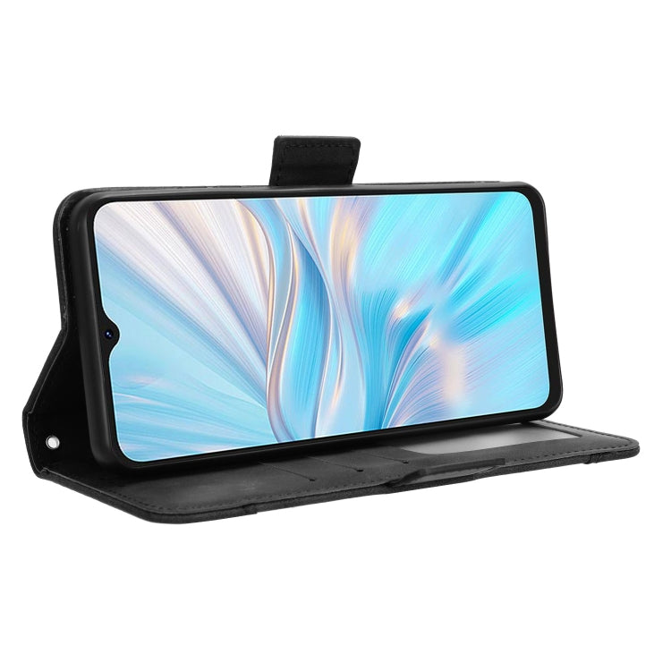 For Blackview Oscal C70 Skin Feel Calf Texture Card Slots Leather Phone Case(Black) by buy2fix