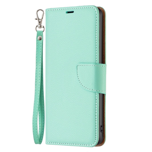 For Samsung Galaxy A55 Litchi Texture Pure Color Flip Leather Phone Case(Green) by buy2fix