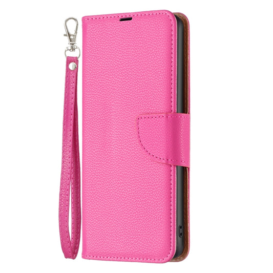 For Samsung Galaxy A55 Litchi Texture Pure Color Flip Leather Phone Case(Rose Red) by buy2fix
