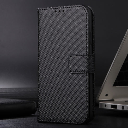 For Blackview A96 Diamond Texture Leather Phone Case(Black) by buy2fix