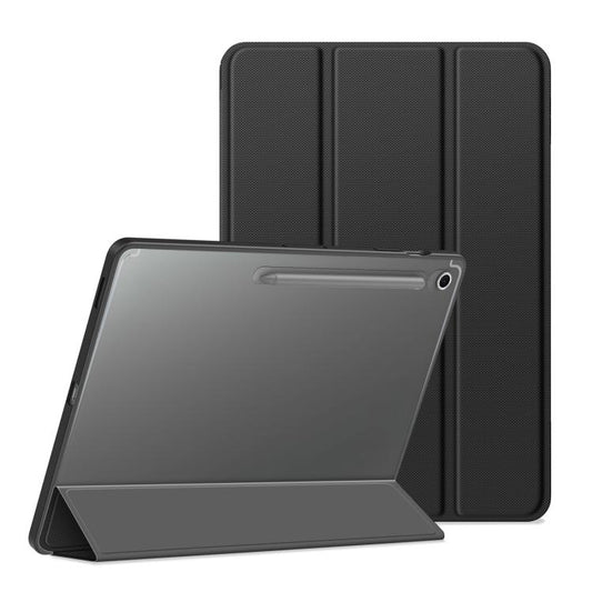 For Samsung Galaxy Tab S10 FE+ DUX DUCIS TOBY Series Antiskid Leather Tablet Case with Sleep / Wake-up Function(Black) - Galaxy Tab S10 FE+ by DUX DUCIS | Online Shopping UK | buy2fix