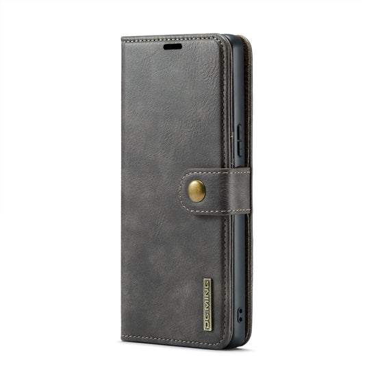 For Sony Xperia 10 V DG.MING Crazy Horse Texture Detachable Magnetic Leather Phone Case(Grey) by DG.MING