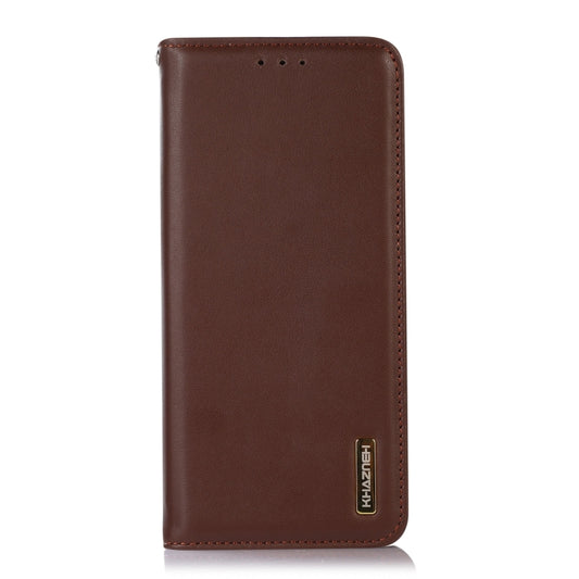 For Honor Play 60 Plus / 200 Smart KHAZNEH Nappa Top Layer Cowhide Leather Phone Case(Brown) - Honor Cases by buy2fix | Online Shopping UK | buy2fix