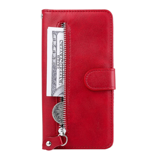 For Xiaomi 14 Ultra Fashion Calf Texture Zipper Leather Phone Case(Red) by buy2fix