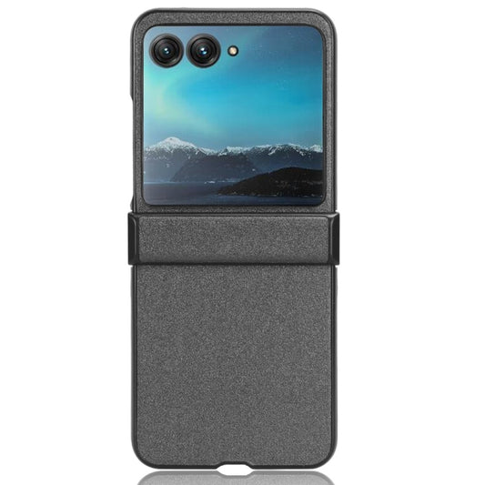 For Motorola Moto Razr 40 Ultra Sandskin Texture Phone Case(Grey) by buy2fix