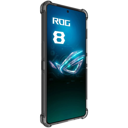 For Asus ROG Phone 8 / 8 Pro imak Shockproof Airbag TPU Phone Case(Transparent Black) by imak