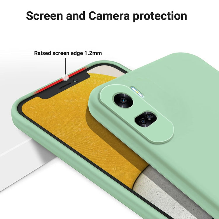 For Honor 90 Lite / X50i Solid Color Liquid Silicone Dropproof Full Coverage Phone Case(Green) by buy2fix