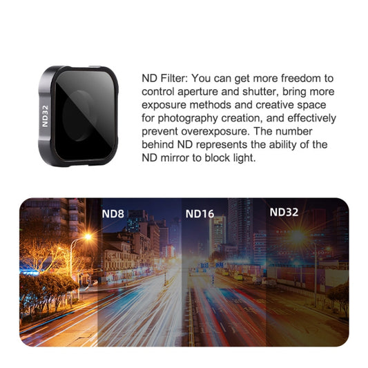 ND32 Filter Action Camera Lens Filter For GoPro Hero11 Black / Hero11 Black mini / HERO10 Black / HERO9 Black by buy2fix